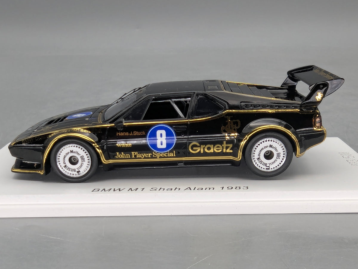 Modellautos 1:43 Spark SA185 BMW M1 Shah Alam 1983 #8 H. J. Stuck mit OVP