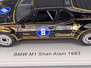 Modellautos 1:43 Spark SA185 BMW M1 Shah Alam 1983 #8 H. J. Stuck mit OVP