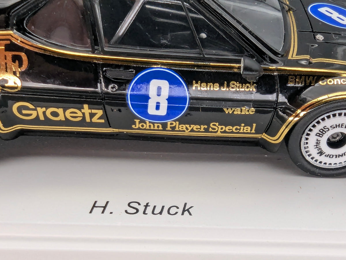 Modellautos 1:43 Spark SA185 BMW M1 Shah Alam 1983 #8 H. J. Stuck mit OVP