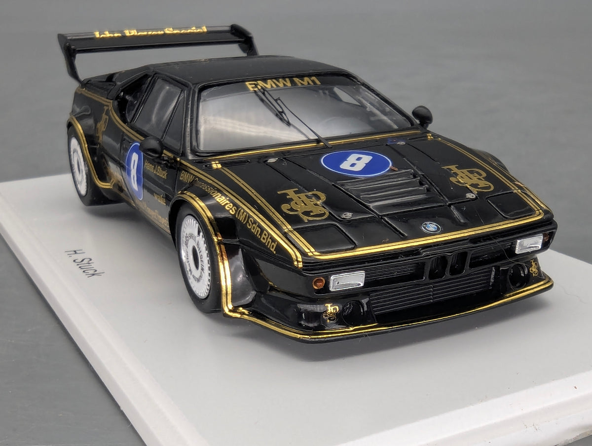Modellautos 1:43 Spark SA185 BMW M1 Shah Alam 1983 #8 H. J. Stuck mit OVP