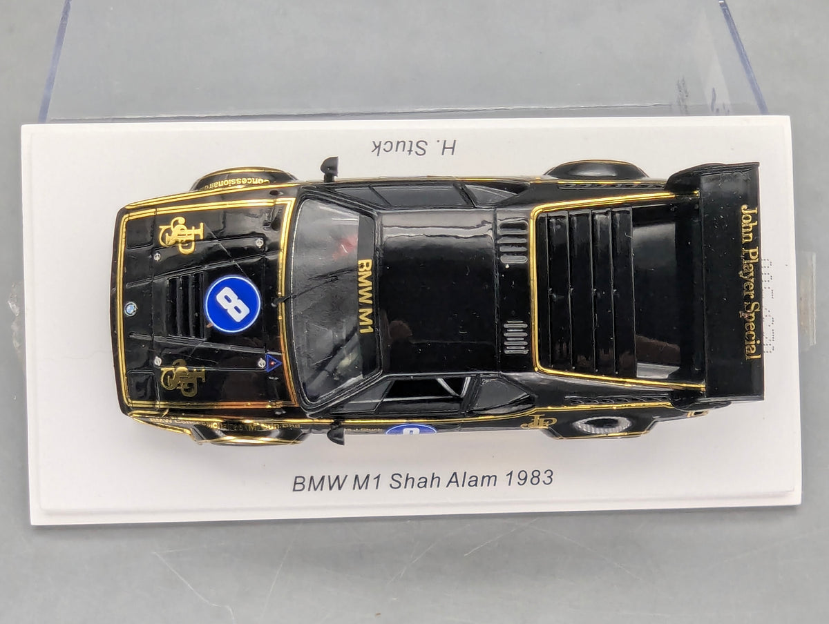 Modellautos 1:43 Spark SA185 BMW M1 Shah Alam 1983 #8 H. J. Stuck mit OVP