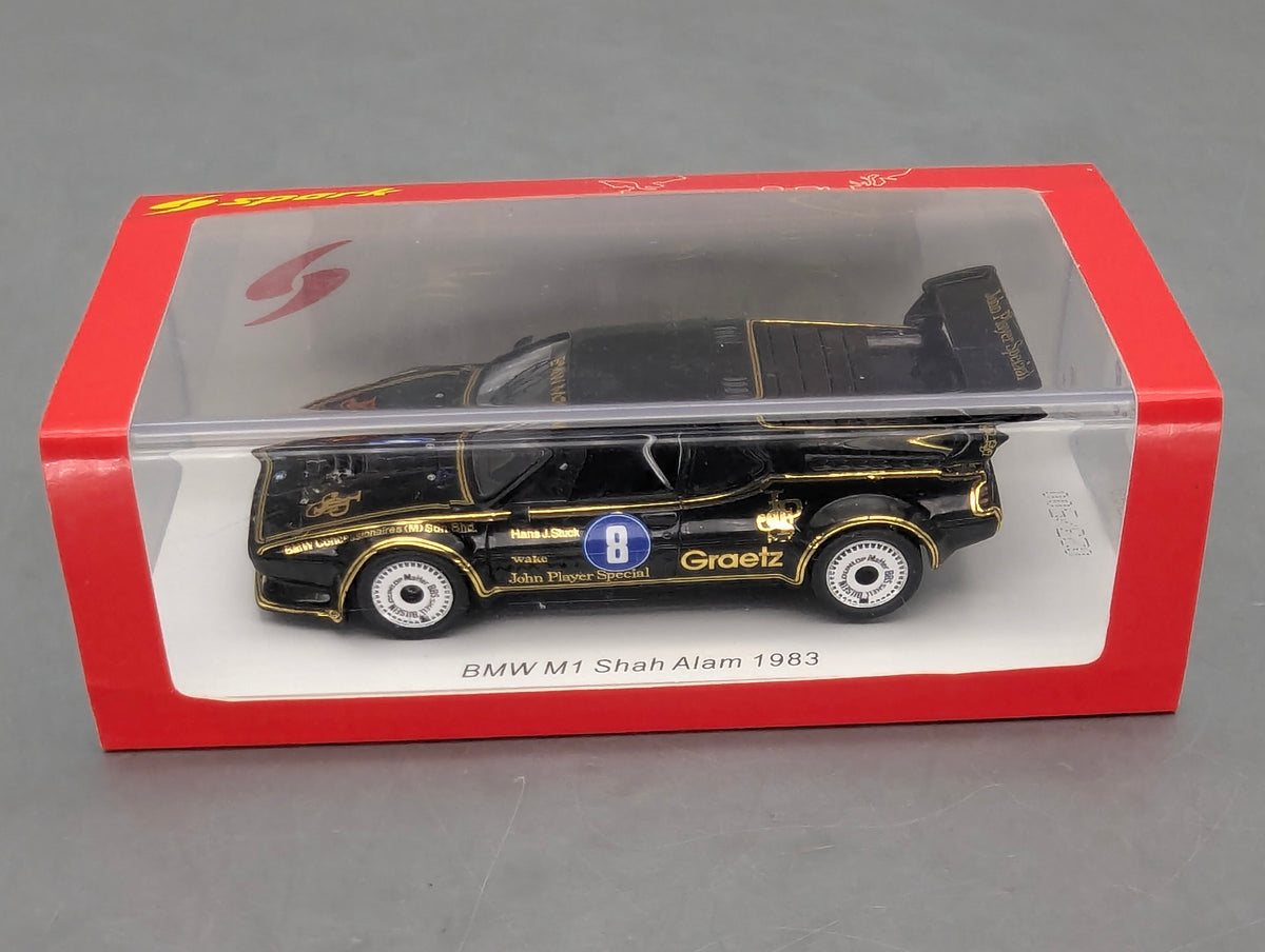 Modellautos 1:43 Spark SA185 BMW M1 Shah Alam 1983 #8 H. J. Stuck mit OVP