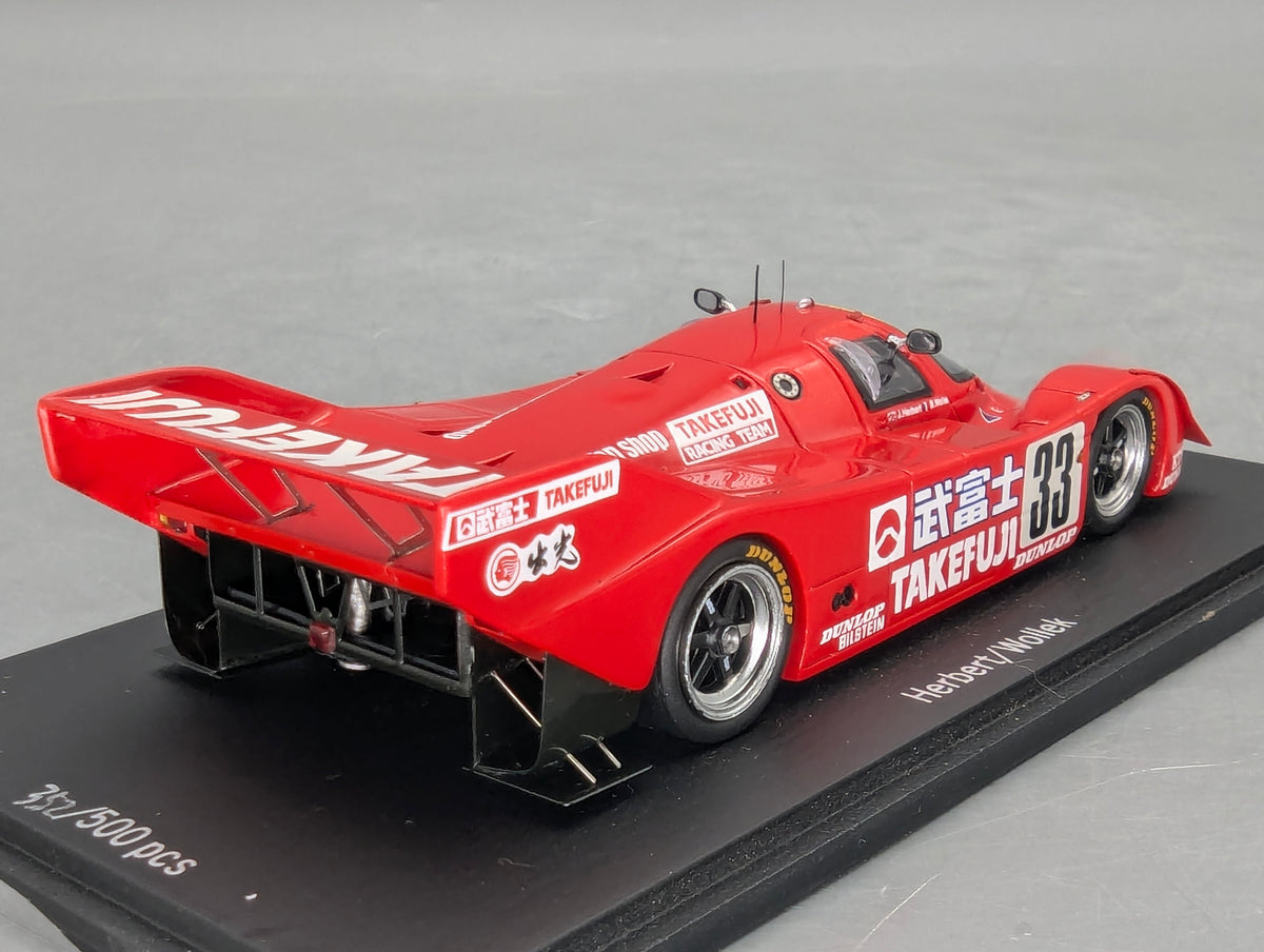 Modellautos 1:43 Spark Porsche 962 500 km Fuli 1990 #33 Wollek + Herbert OVP