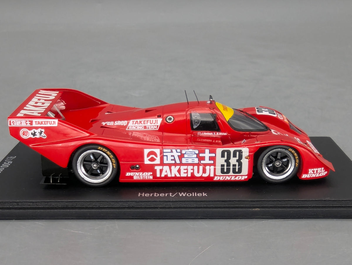 Modellautos 1:43 Spark Porsche 962 500 km Fuli 1990 #33 Wollek + Herbert OVP