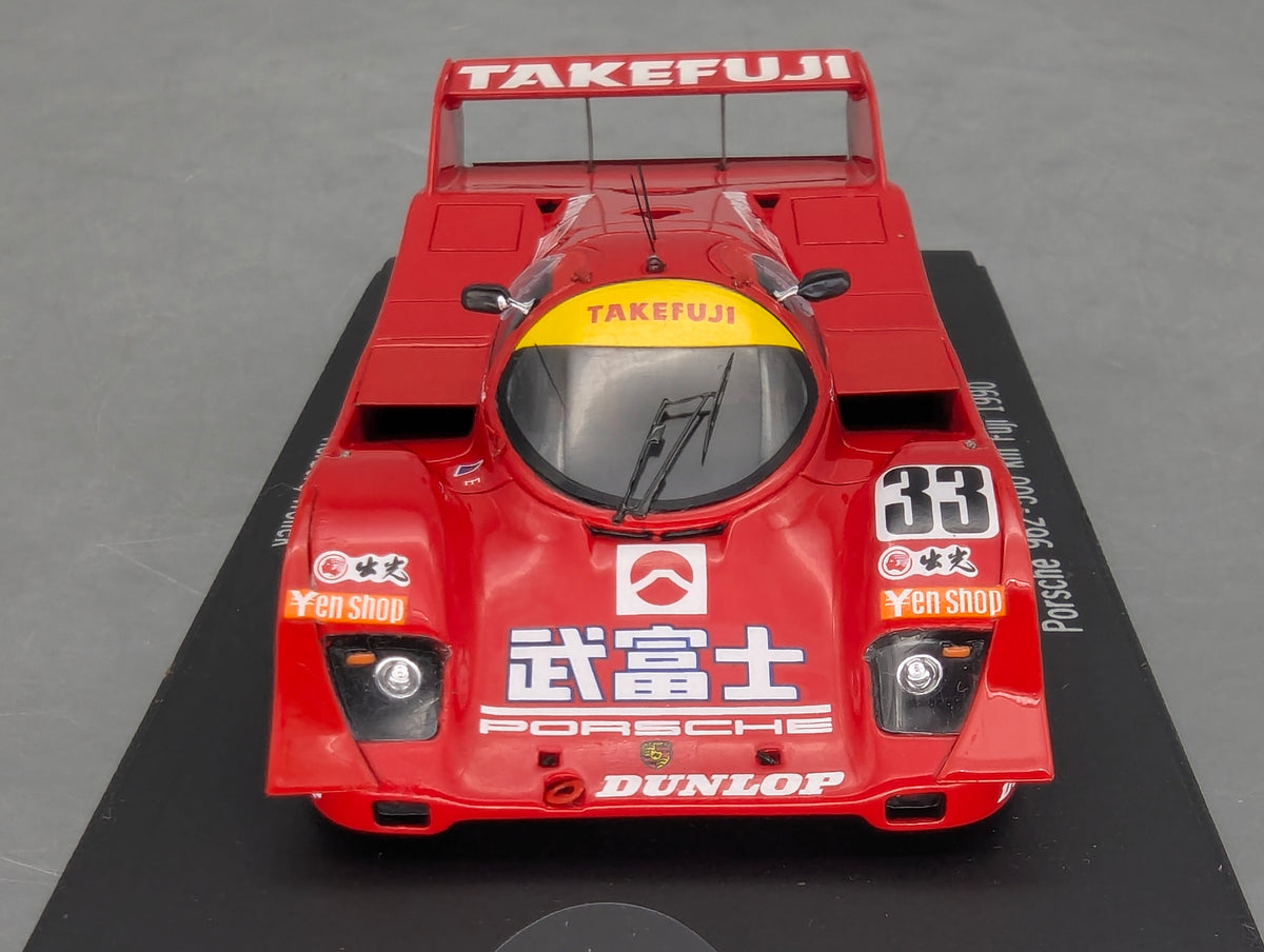 Modellautos 1:43 Spark Porsche 962 500 km Fuli 1990 #33 Wollek + Herbert OVP
