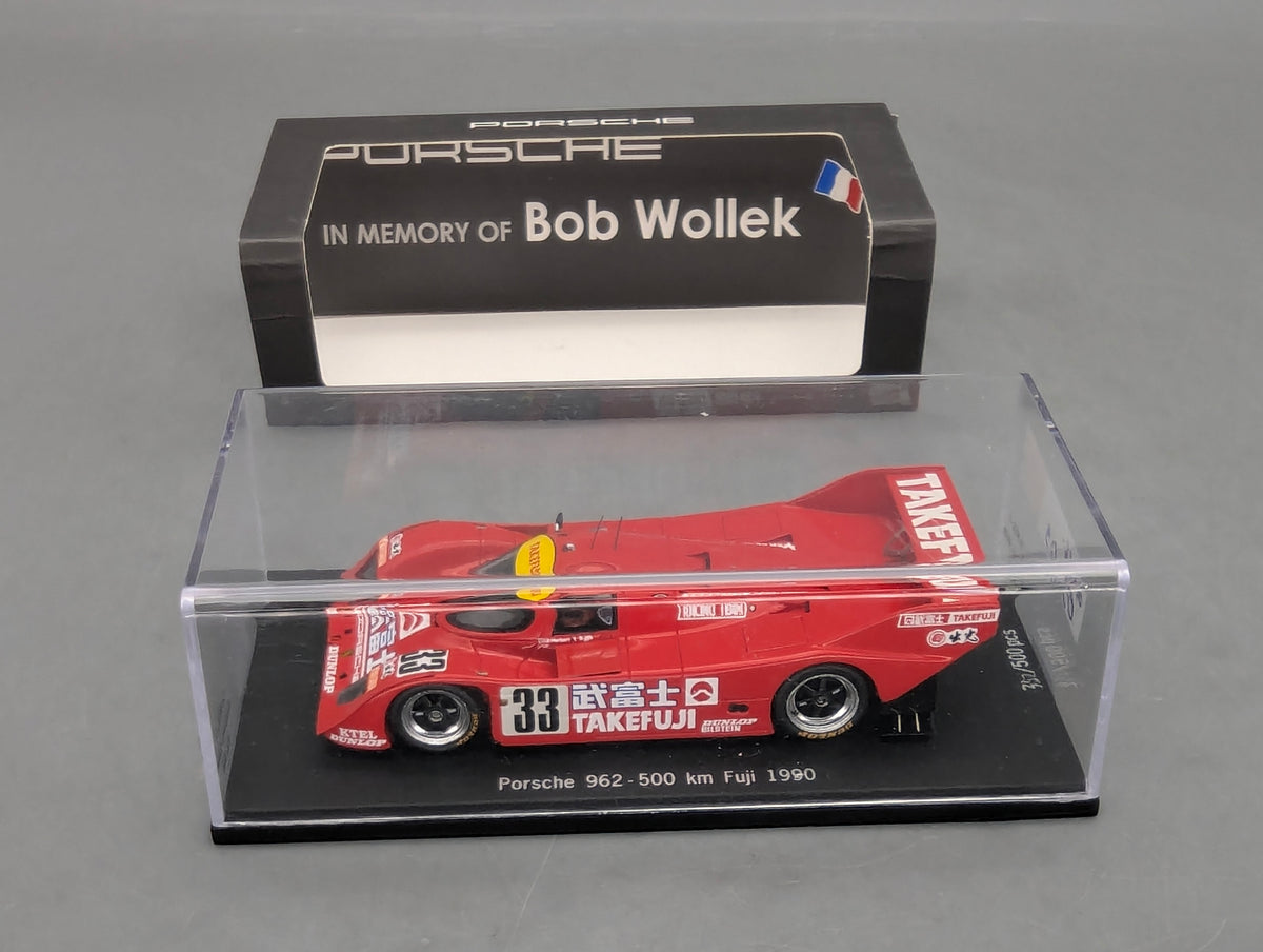 Modellautos 1:43 Spark Porsche 962 500 km Fuli 1990 #33 Wollek + Herbert OVP