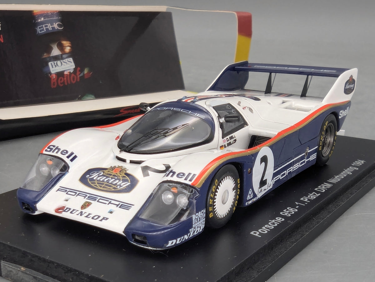 Modellautos 1:43 Spark Porsche 956 WINNER DRM Nbrg 1984 #2 Bellof Bell OVP
