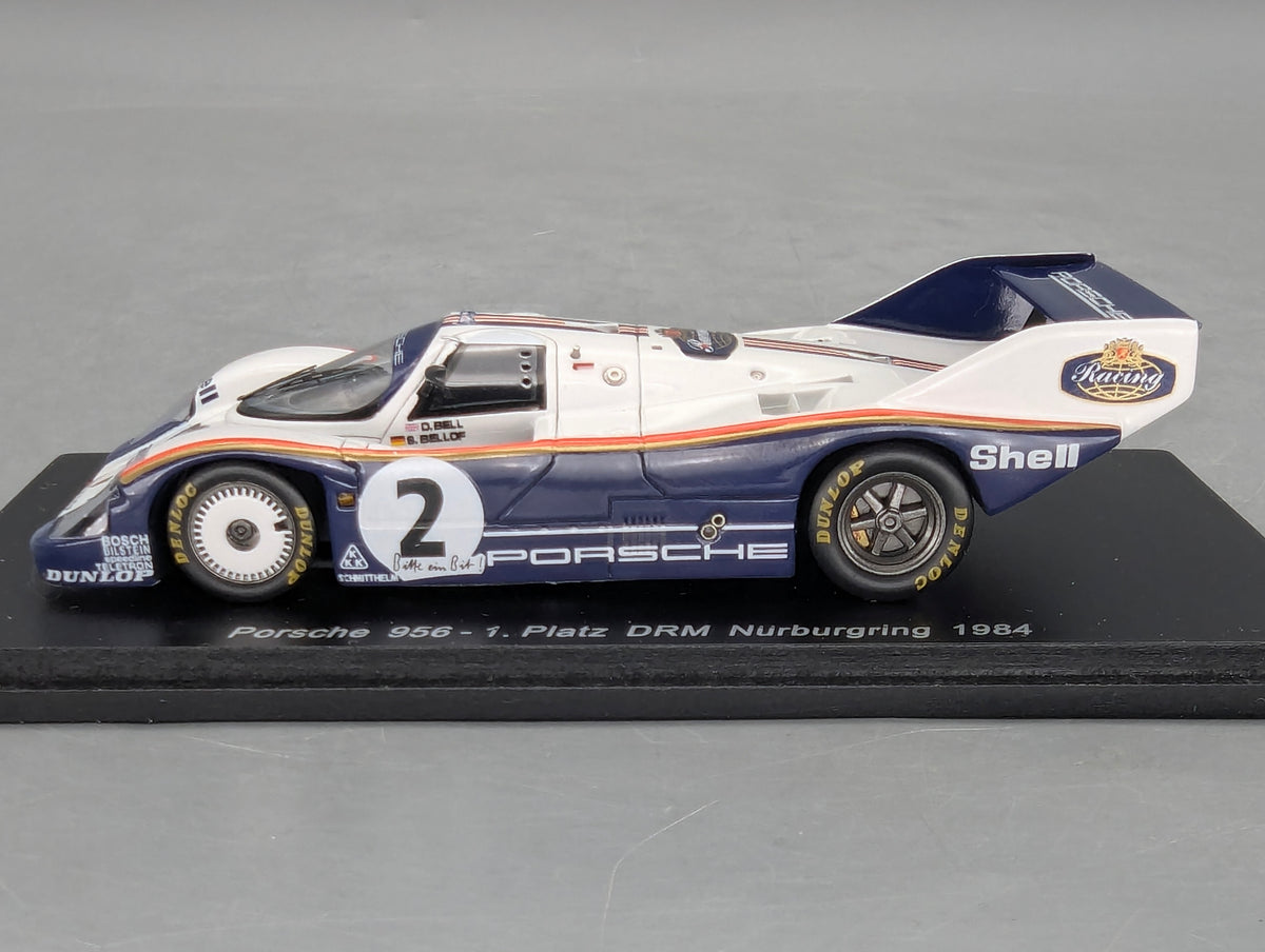 Modellautos 1:43 Spark Porsche 956 WINNER DRM Nbrg 1984 #2 Bellof Bell OVP