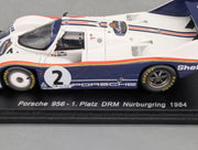 Modellautos 1:43 Spark Porsche 956 WINNER DRM Nbrg 1984 #2 Bellof Bell OVP