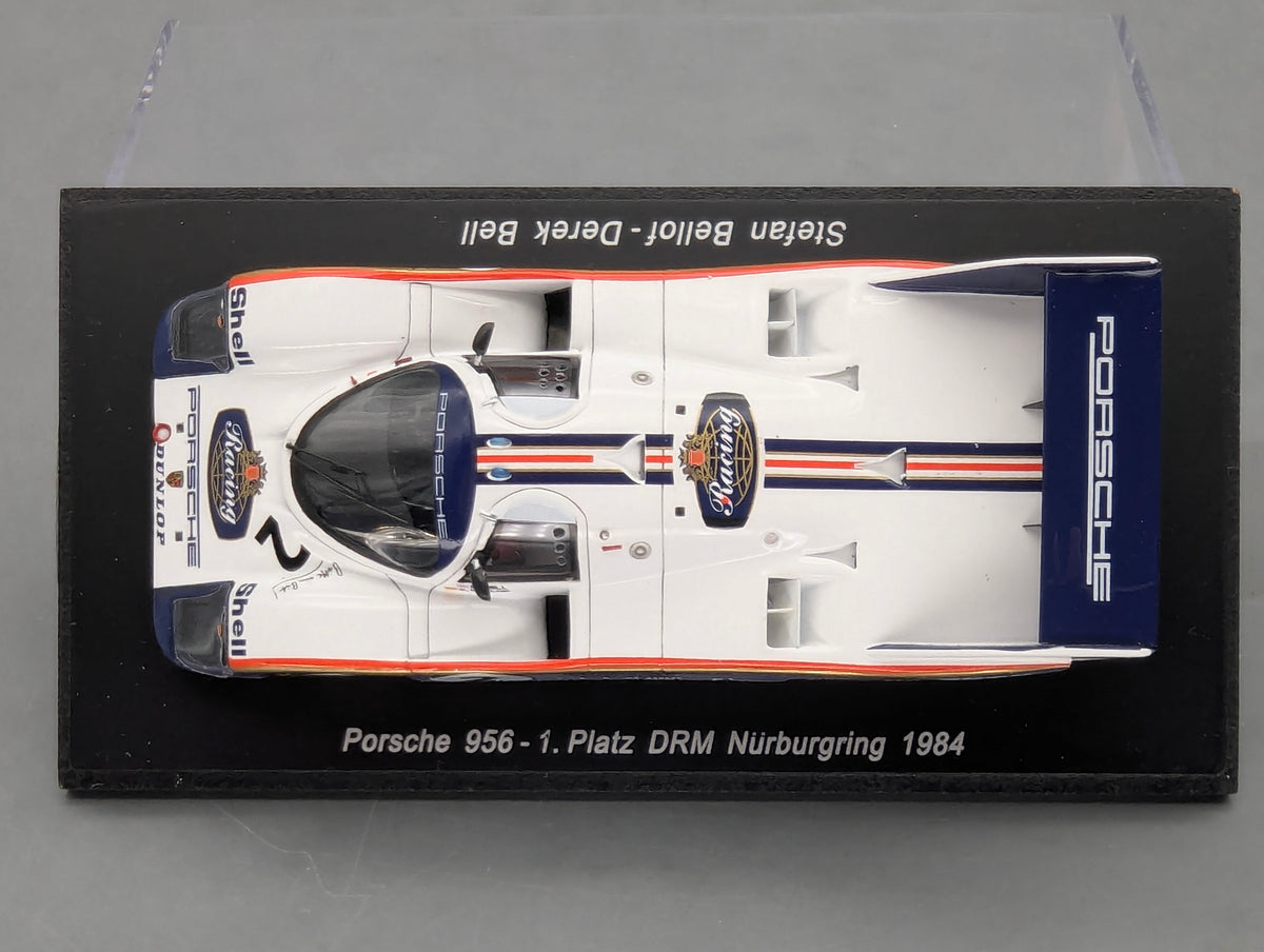Modellautos 1:43 Spark Porsche 956 WINNER DRM Nbrg 1984 #2 Bellof Bell OVP