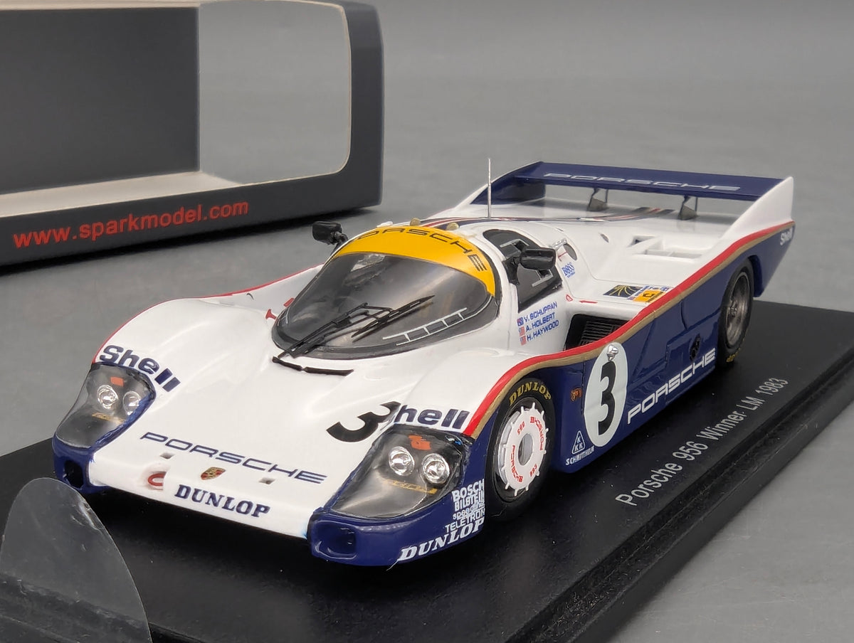 Modellautos 1:43 Spark S5504 Porsche 956 WINNER 24h Le Mans 1983 #3 OVP