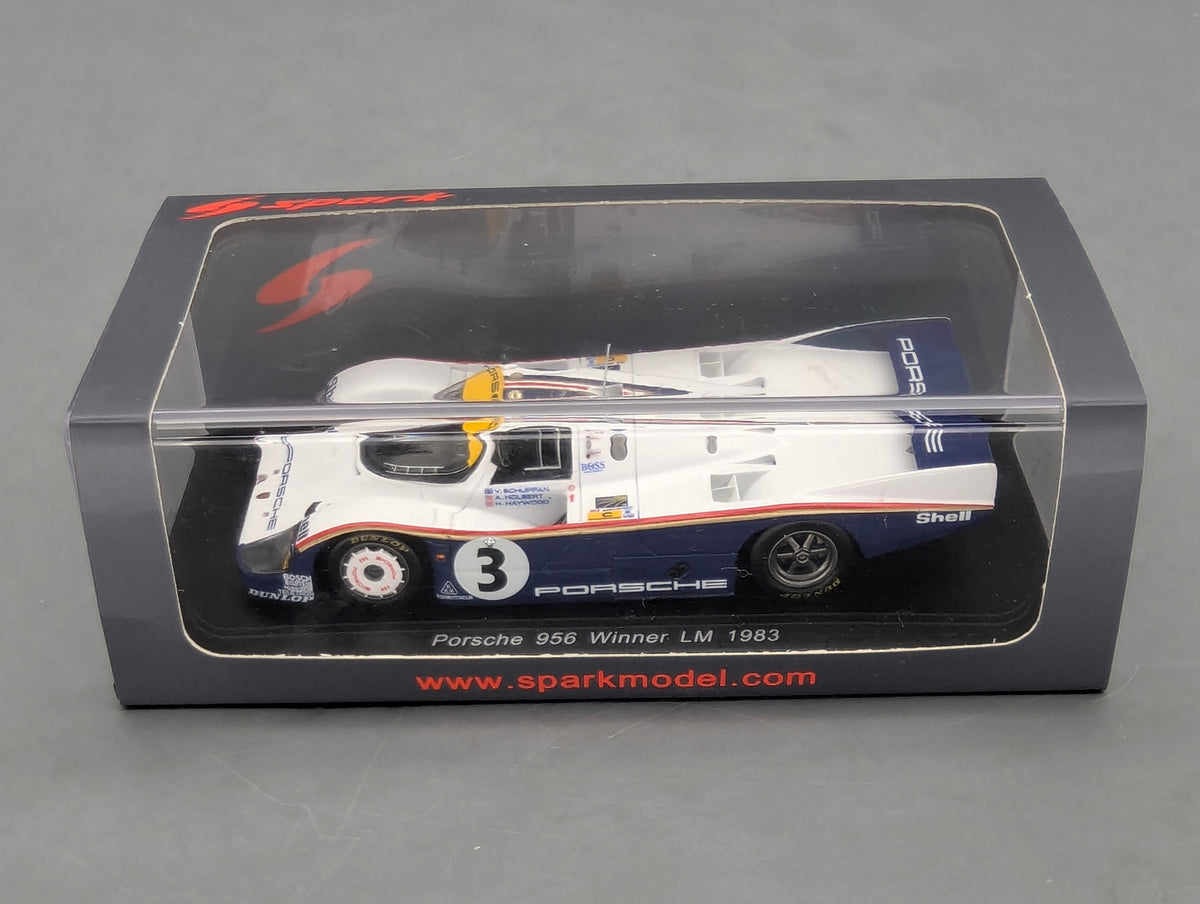 Modellautos 1:43 Spark S5504 Porsche 956 WINNER 24h Le Mans 1983 #3 OVP