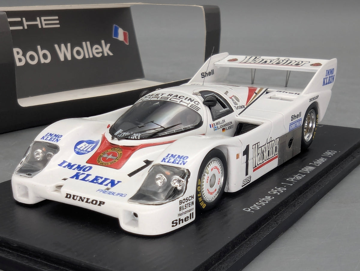 Modellautos 1:43 Spark Porsche 956 WINNER DRM Zolder 1983 #1 Wollek OVP