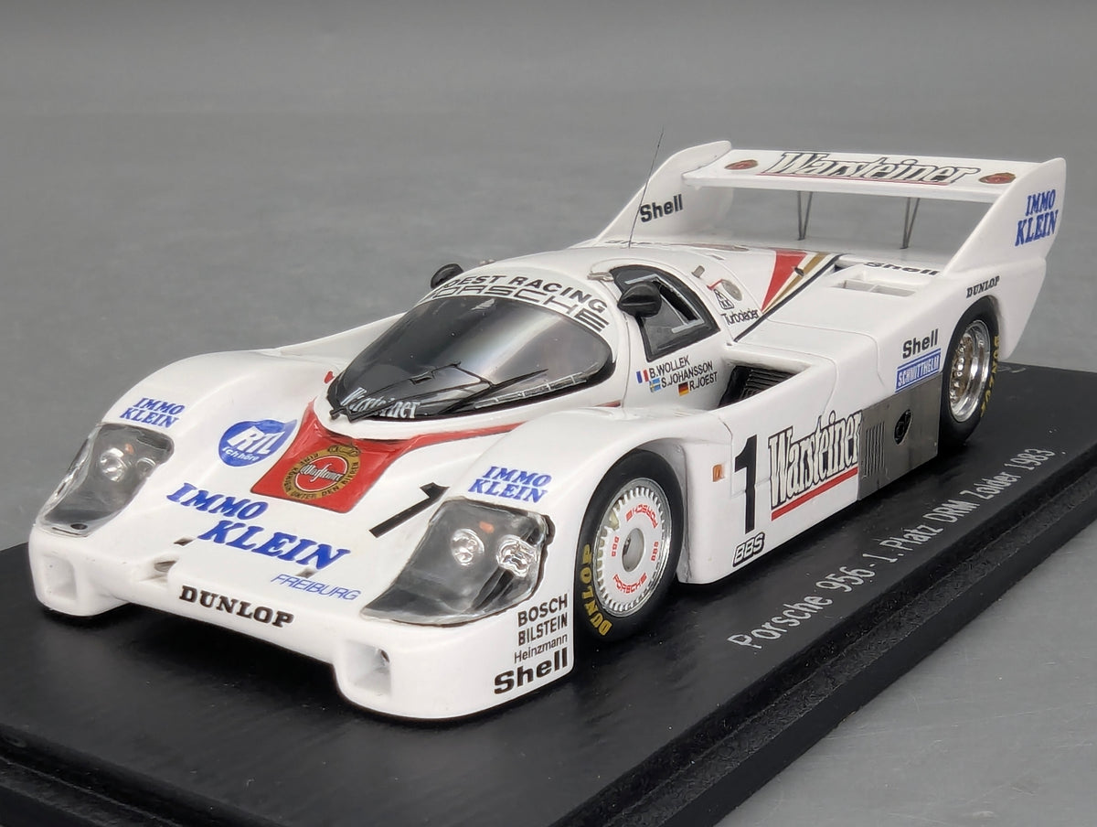 Modellautos 1:43 Spark Porsche 956 WINNER DRM Zolder 1983 #1 Wollek OVP