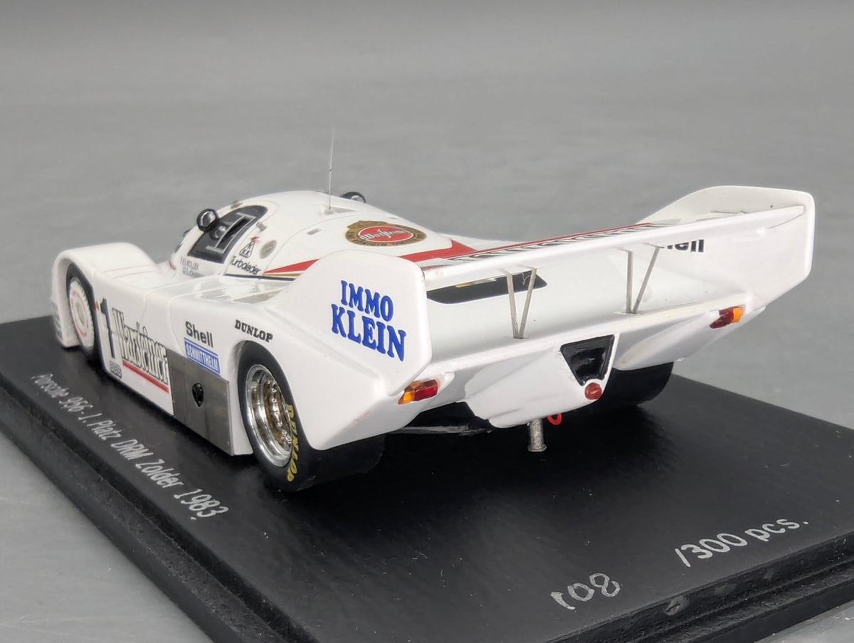 Modellautos 1:43 Spark Porsche 956 WINNER DRM Zolder 1983 #1 Wollek OVP