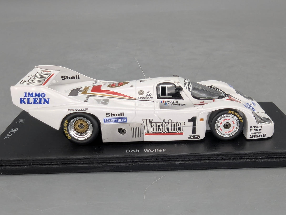 Modellautos 1:43 Spark Porsche 956 WINNER DRM Zolder 1983 #1 Wollek OVP