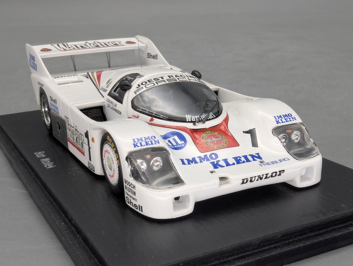 Modellautos 1:43 Spark Porsche 956 WINNER DRM Zolder 1983 #1 Wollek OVP