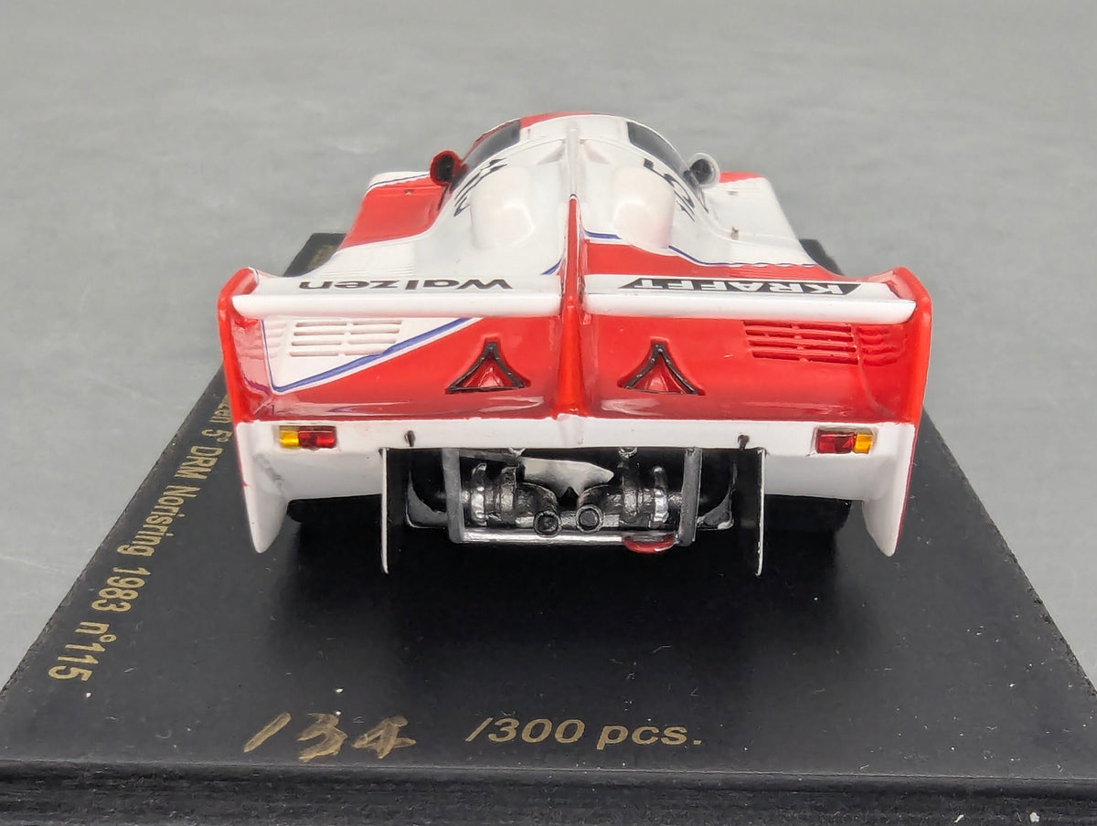 Modellautos 1:43 Spark Porsche CK5 Kremer DRM Norisring 1983 #115 Jelinski OVP
