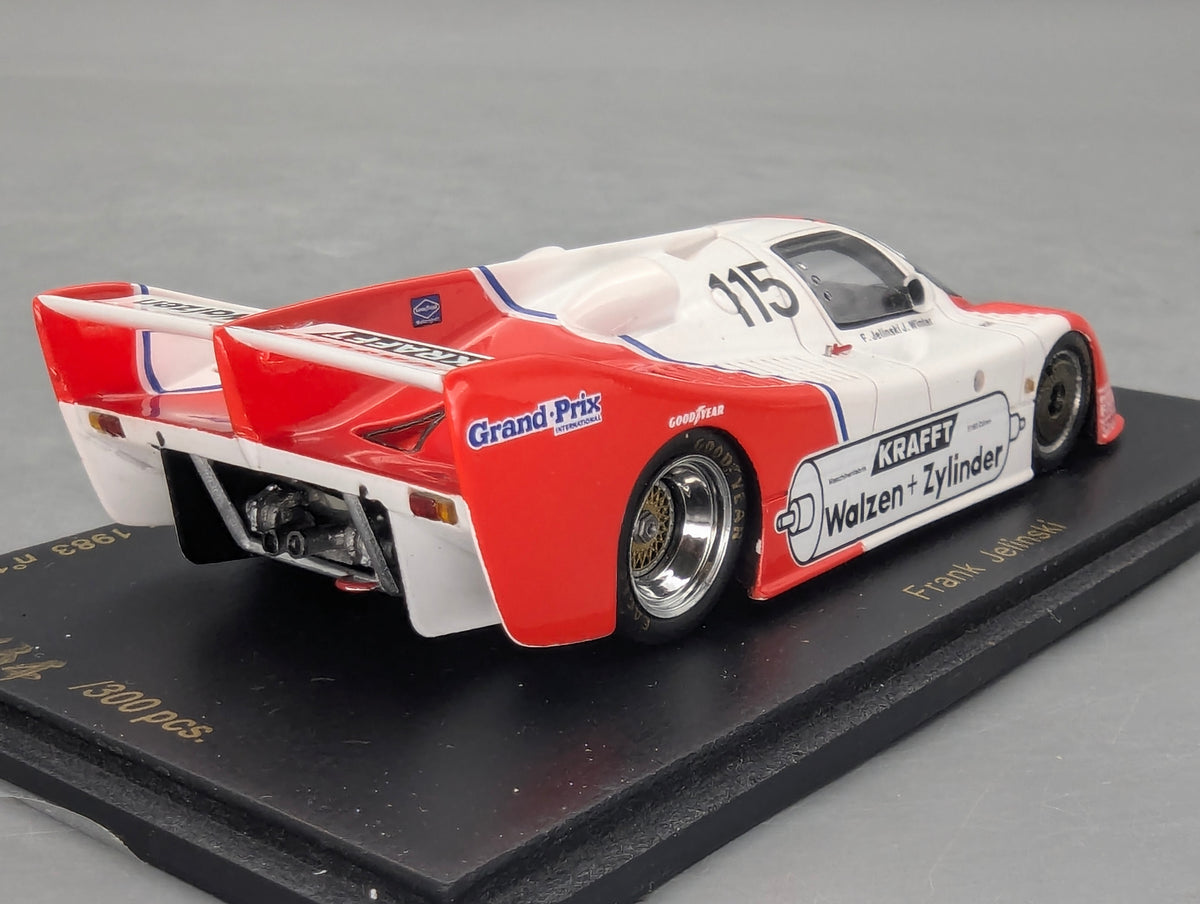 Modellautos 1:43 Spark Porsche CK5 Kremer DRM Norisring 1983 #115 Jelinski OVP