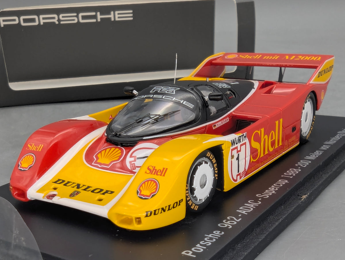 Modellautos 1:43 Spark SAM057 Porsche 962 ADAC Supercup 1988 #1 H. J. Stuck OVP