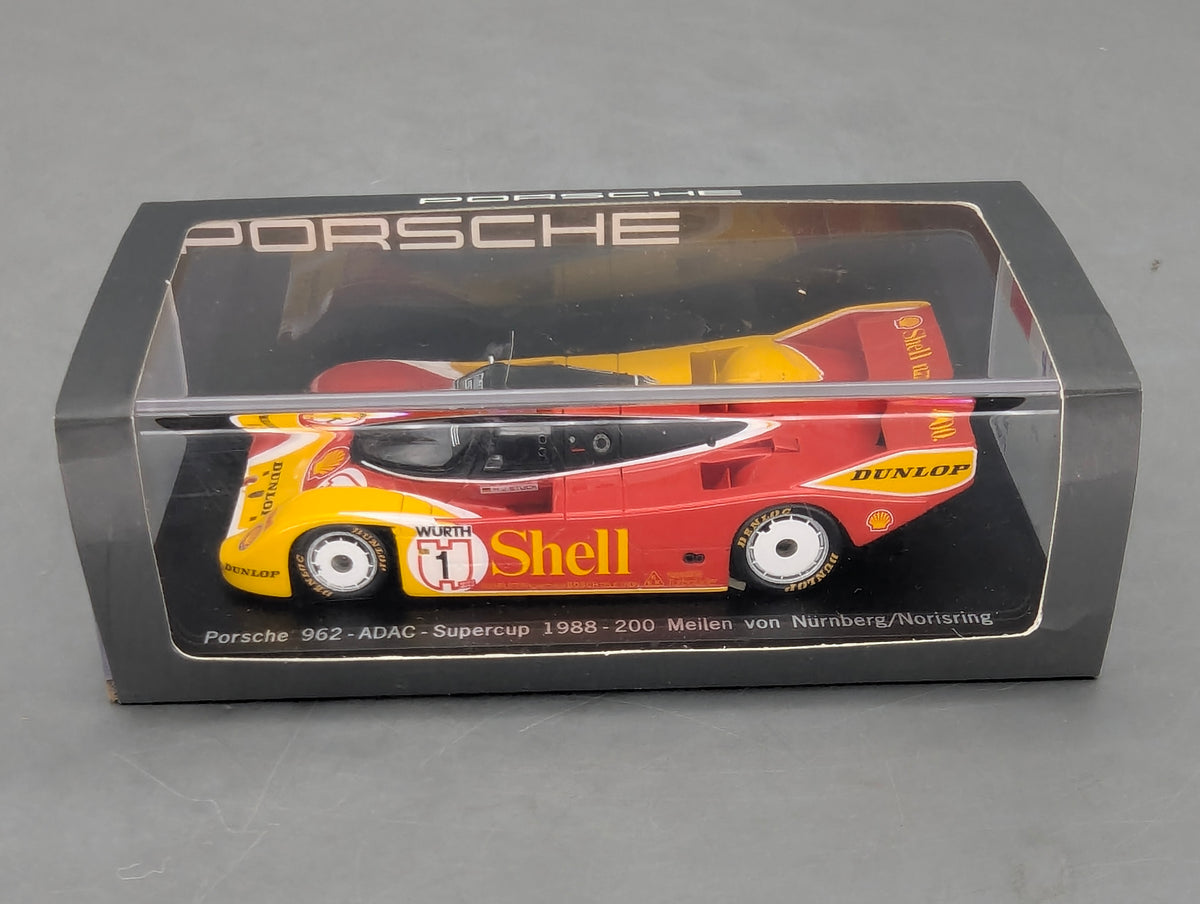 Modellautos 1:43 Spark SAM057 Porsche 962 ADAC Supercup 1988 #1 H. J. Stuck OVP