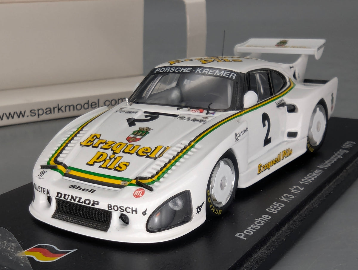 Modellautos 1:43 Spark Porsche 935 K3 1000 km Nbrg 1979 #2 Ludwig + Plankenh OVP