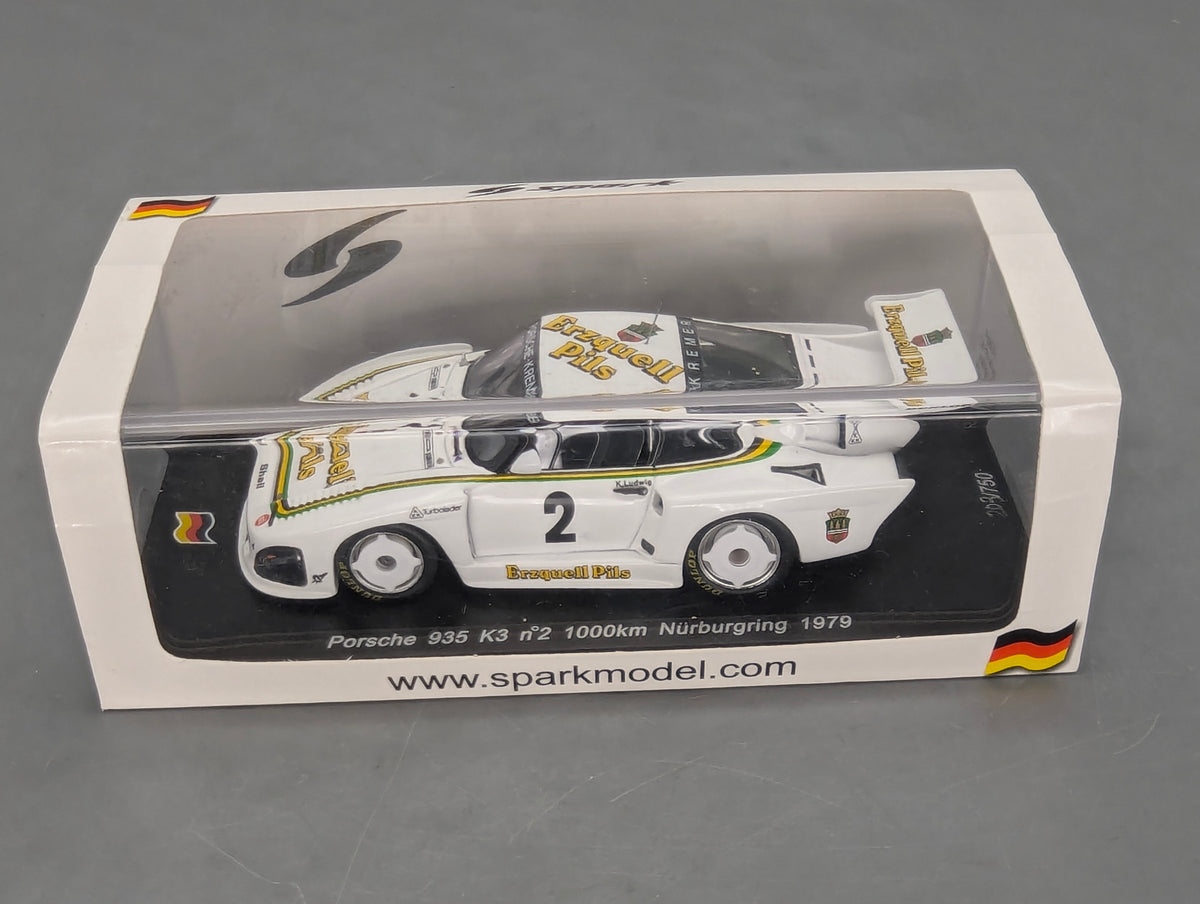 Modellautos 1:43 Spark Porsche 935 K3 1000 km Nbrg 1979 #2 Ludwig + Plankenh OVP
