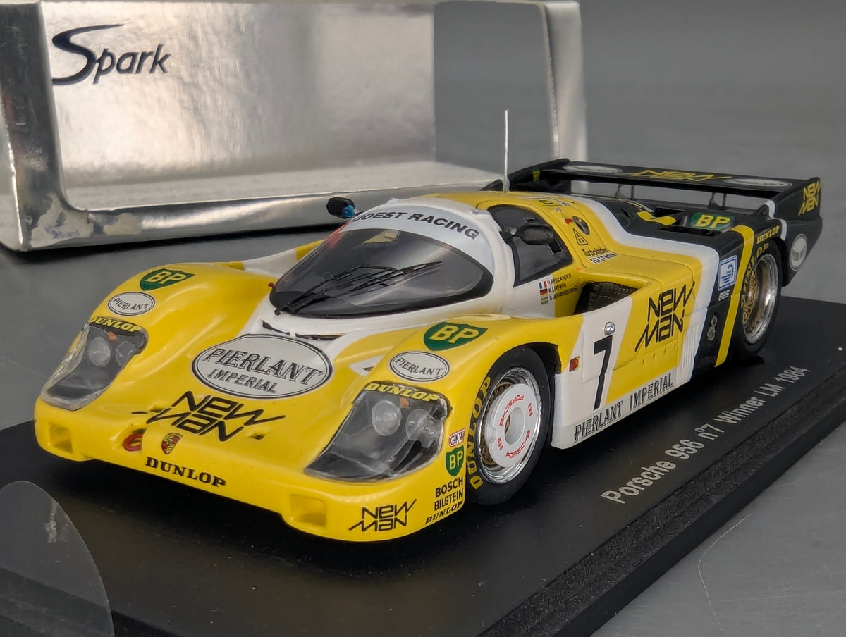 Modellautos 1:43 Spark Porsche 956 WINNER 24h Le Mans 1984 #7 Ludwig u. A. OVP