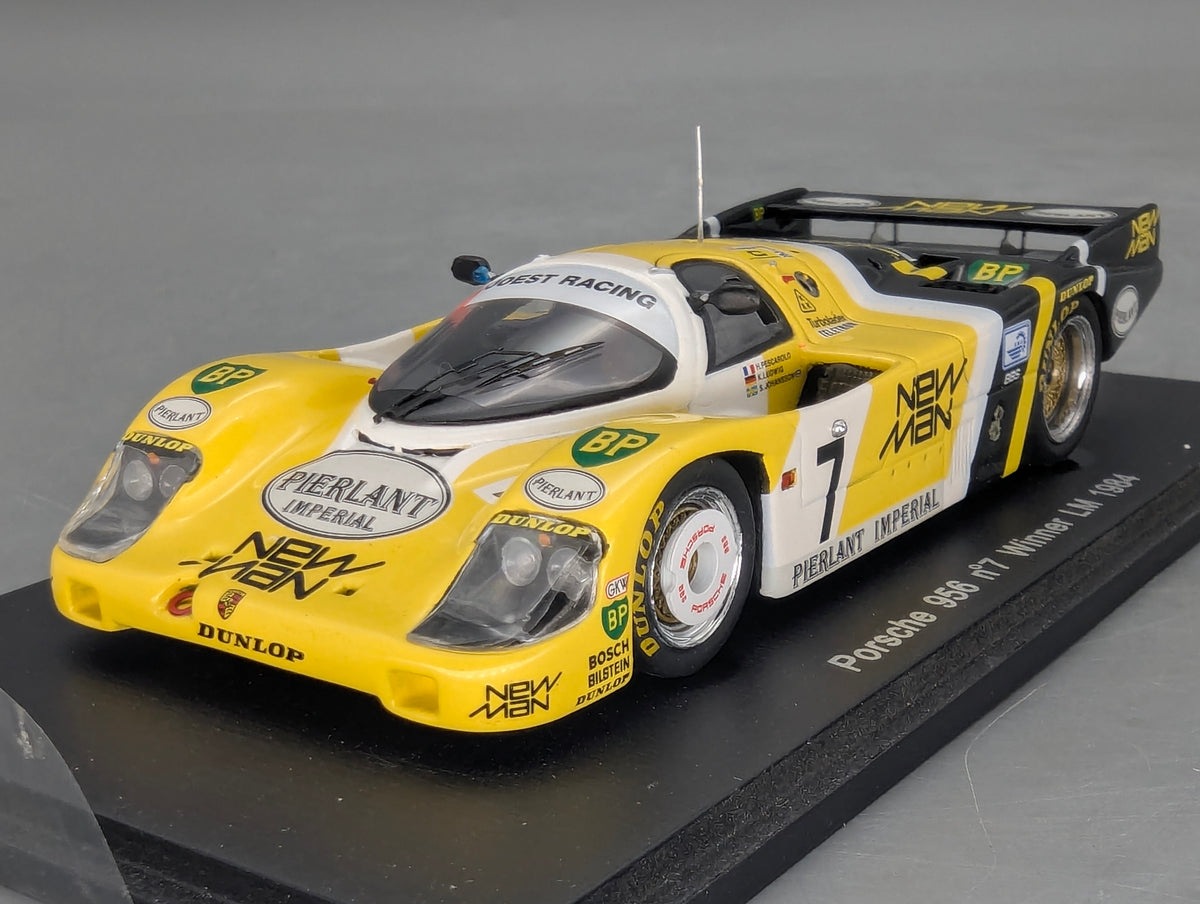 Modellautos 1:43 Spark Porsche 956 WINNER 24h Le Mans 1984 #7 Ludwig u. A. OVP
