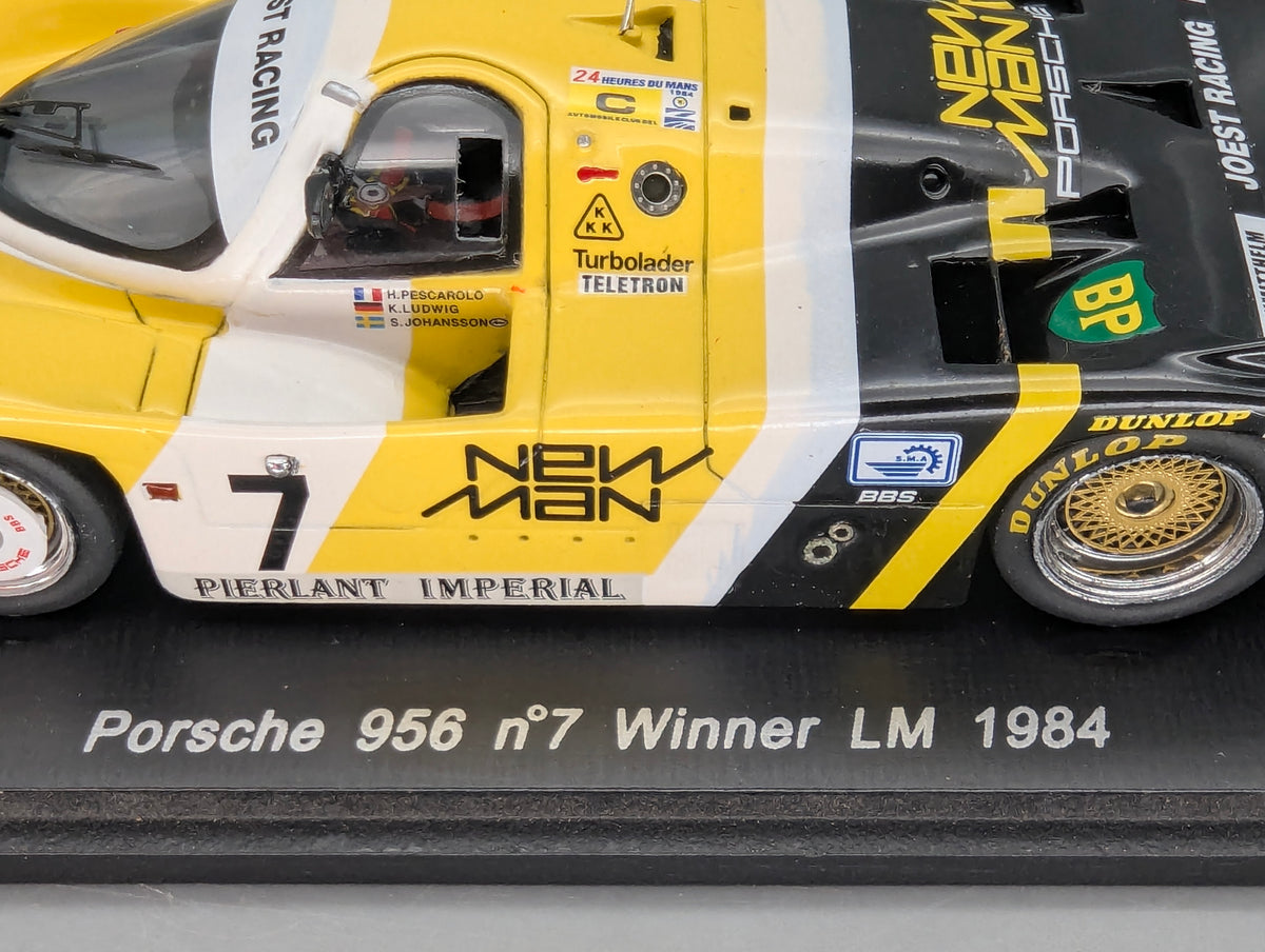 Modellautos 1:43 Spark Porsche 956 WINNER 24h Le Mans 1984 #7 Ludwig u. A. OVP
