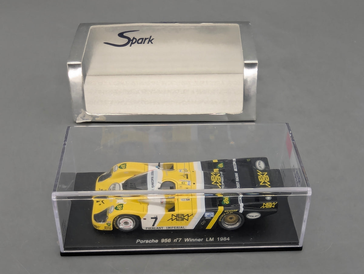 Modellautos 1:43 Spark Porsche 956 WINNER 24h Le Mans 1984 #7 Ludwig u. A. OVP