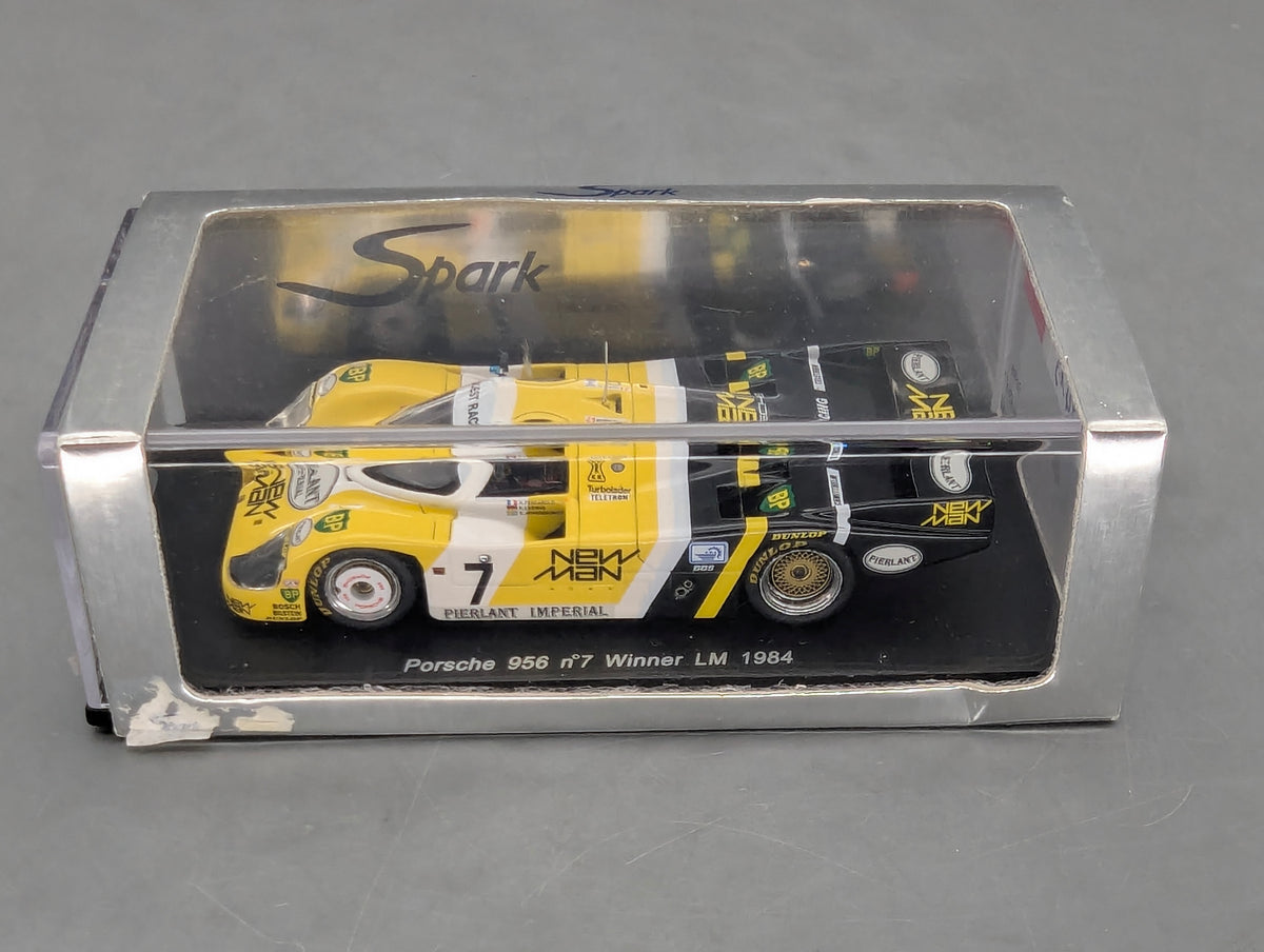 Modellautos 1:43 Spark Porsche 956 WINNER 24h Le Mans 1984 #7 Ludwig u. A. OVP