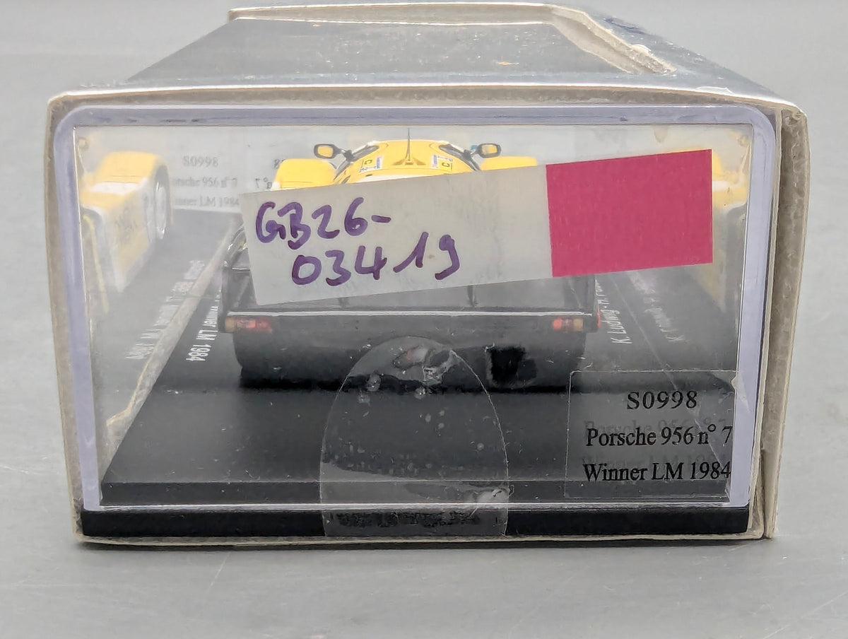 Modellautos 1:43 Spark Porsche 956 WINNER 24h Le Mans 1984 #7 Ludwig u. A. OVP