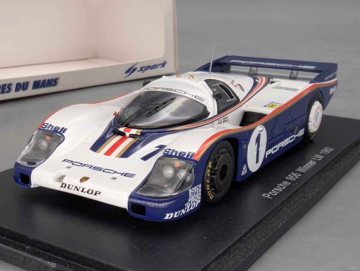 Modellautos 1:43 Spark Porsche 956 WINNER 24h Le Mans 1982 #1 Ickx + Bell OVP