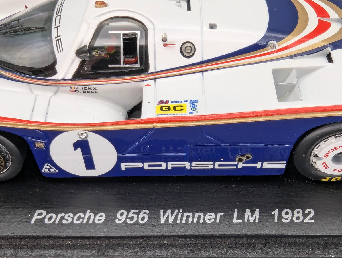 Modellautos 1:43 Spark Porsche 956 WINNER 24h Le Mans 1982 #1 Ickx + Bell OVP