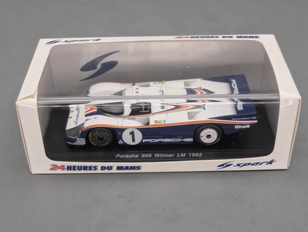 Modellautos 1:43 Spark Porsche 956 WINNER 24h Le Mans 1982 #1 Ickx + Bell OVP
