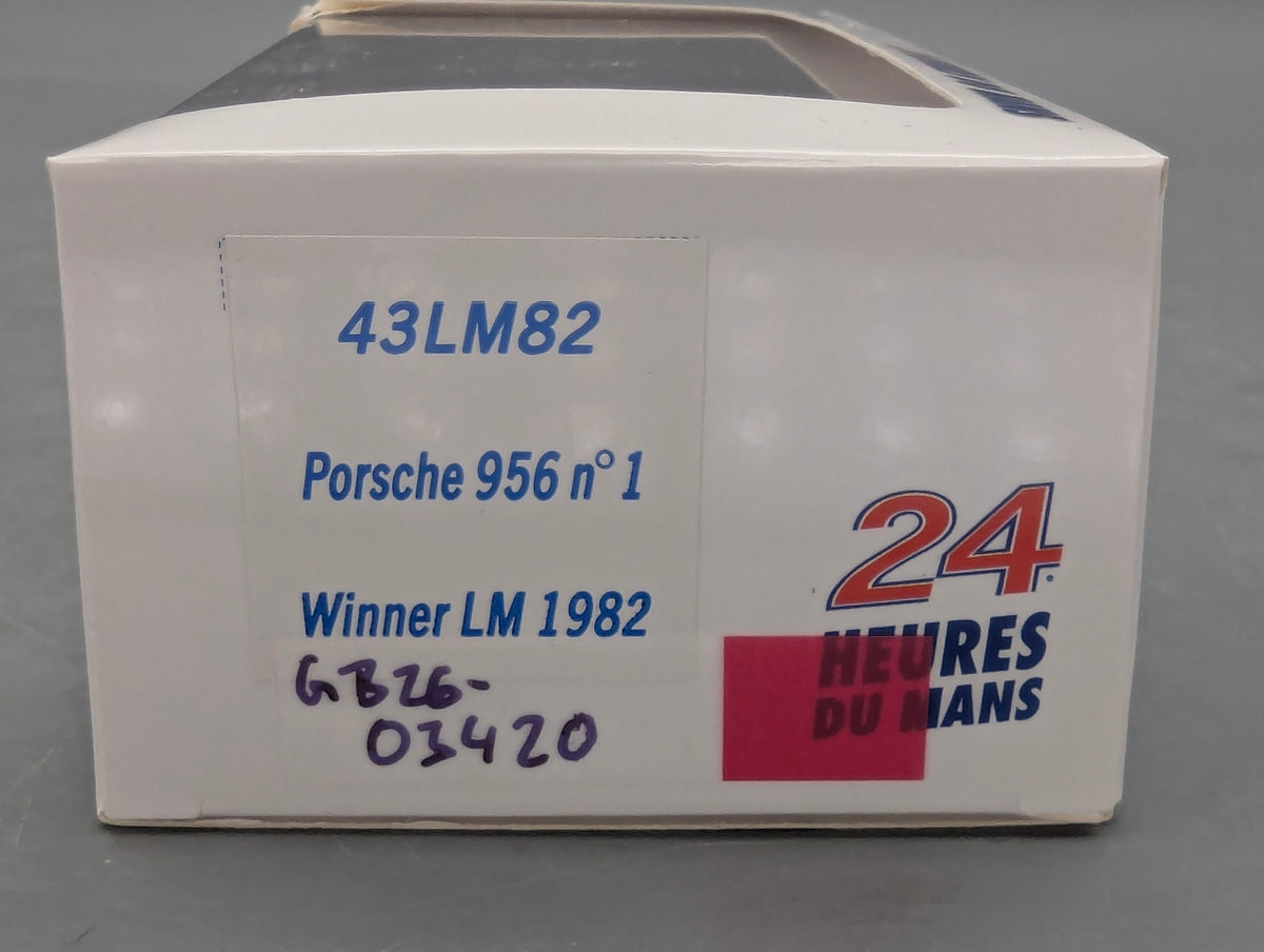 Modellautos 1:43 Spark Porsche 956 WINNER 24h Le Mans 1982 #1 Ickx + Bell OVP