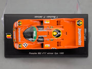 Modellautos 1:43 Spark SB007 Porsche 962 WINNER Spa 1986 #17 Jelinski Boutse OVP