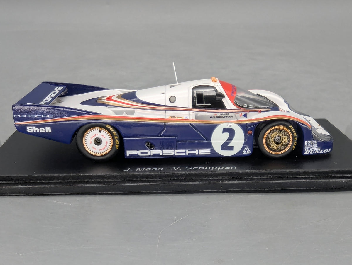 Modellautos 1:43 Spark Porsche 956 2nd 24h Le Mans 1982 #2 J. Mass u. A. mit OVP