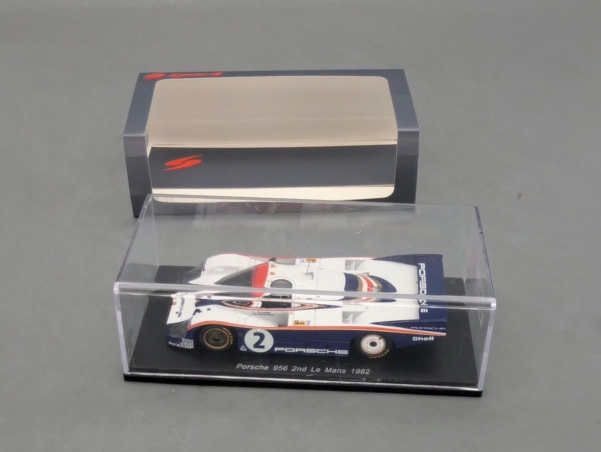 Modellautos 1:43 Spark Porsche 956 2nd 24h Le Mans 1982 #2 J. Mass u. A. mit OVP