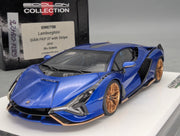 Eidolon Make Up 1:43 Lamborghini Sian FKP 37 with Stripe 2019 Blu 57/60 mit OVP