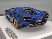 Eidolon Make Up 1:43 Lamborghini Sian FKP 37 with Stripe 2019 Blu 57/60 mit OVP