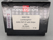 Eidolon Make Up 1:43 Lamborghini Sian FKP 37 with Stripe 2019 Blu 57/60 mit OVP