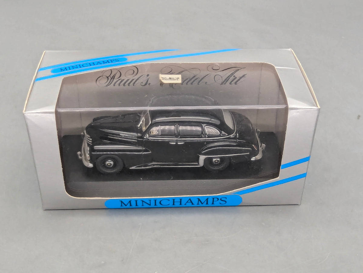 Modellautos 1:43 Minichamps Opel Kapitän 1951 Schwarzmit OVP