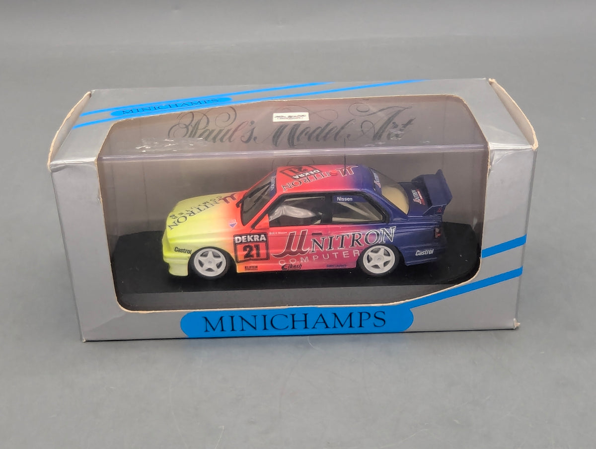 Modellautos 1:43 Minichamps BMW M3 DTM 1992 #21 Kris Nissen mit OVP