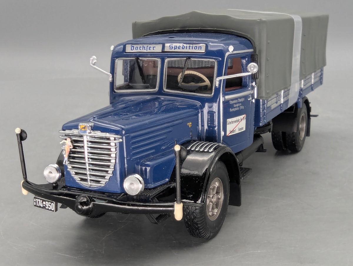 LKW Modell 1:43 Minichamps Buessing 8000 S Canvas Truck Dachser mit OVP