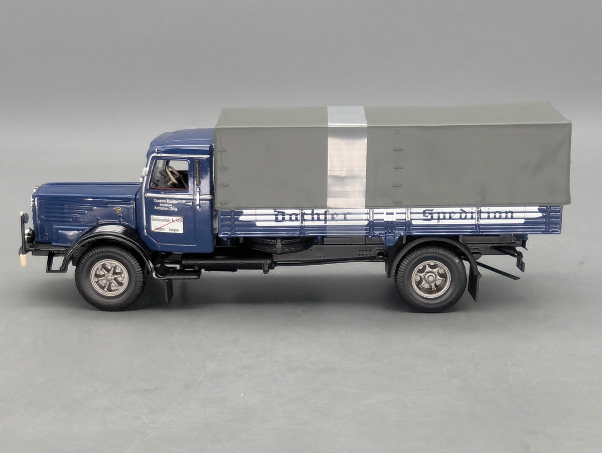 LKW Modell 1:43 Minichamps Buessing 8000 S Canvas Truck Dachser mit OVP
