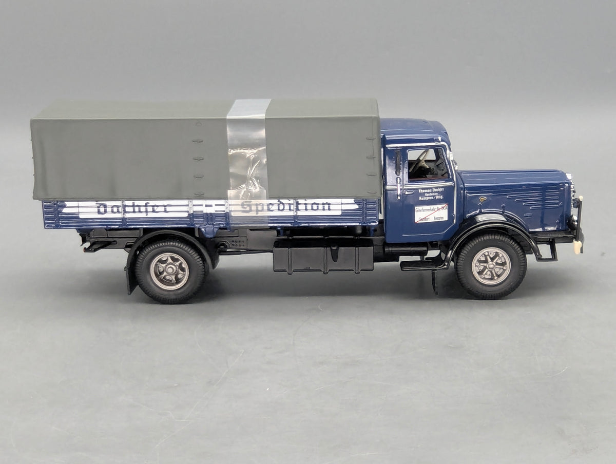 LKW Modell 1:43 Minichamps Buessing 8000 S Canvas Truck Dachser mit OVP