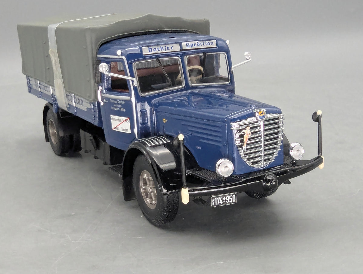 LKW Modell 1:43 Minichamps Buessing 8000 S Canvas Truck Dachser mit OVP