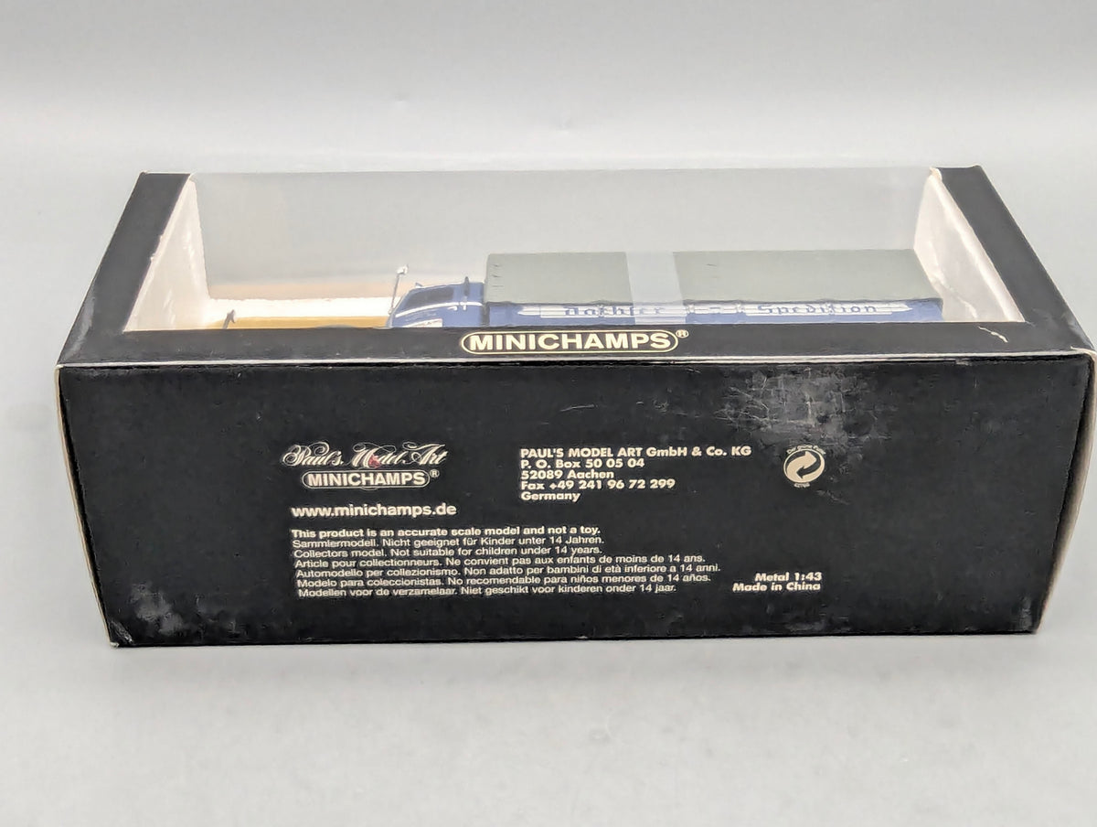 LKW Modell 1:43 Minichamps Buessing 8000 S Canvas Truck Dachser mit OVP
